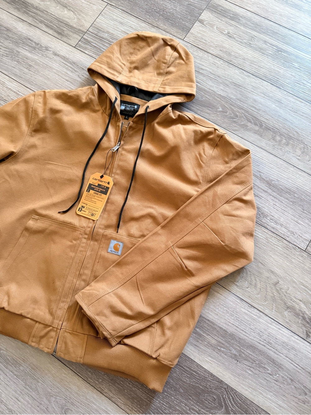 Carhartt Hooded Jacket in Brown